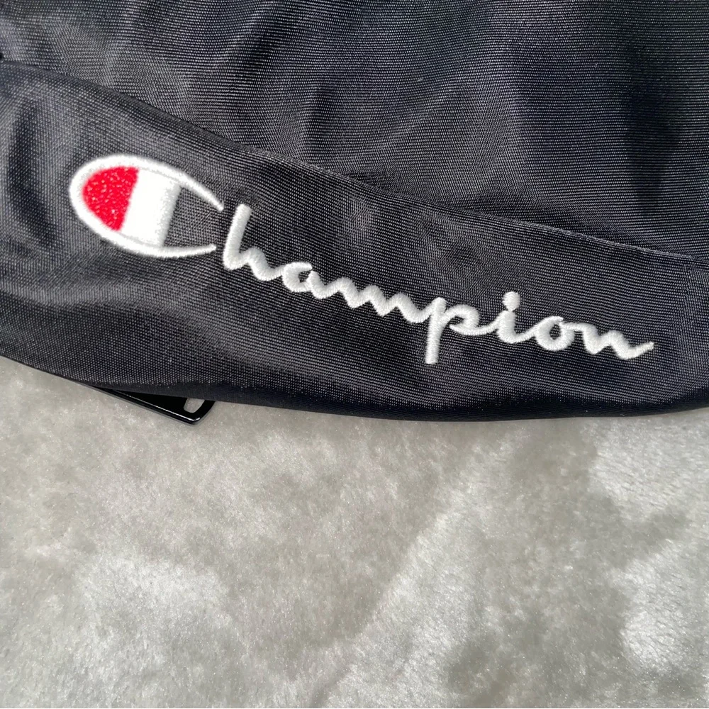 Champion Black Backpack with Bold Oversized C Logo OS